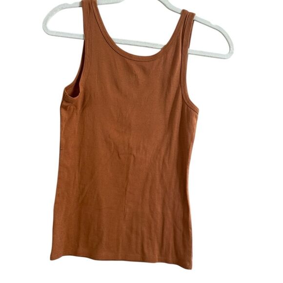 A New Day Tan Sleeveless Fitted Tank Top - Picture 4 of 10